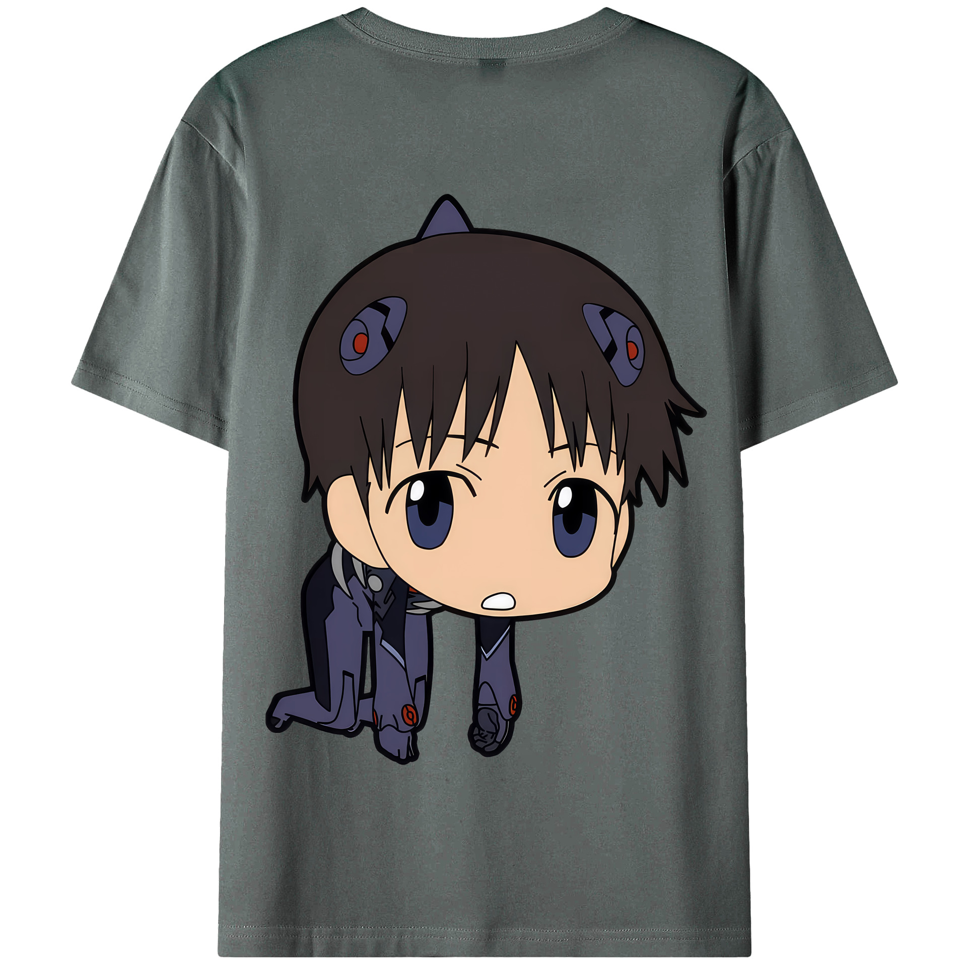 （画像用） EVA 新世紀エヴァンゲリオン 綿100％半袖Tシャツ（背面プリント）